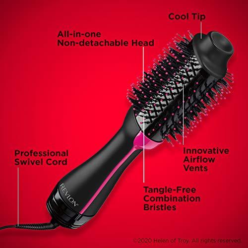 revelon RVDR5222 Revlon One-Step Hair Dryer & Volumizer Hot Air Brush, Black (Health and Beauty)sec4